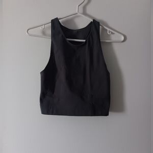 FREE PEOPLE Grey Racerback Bra L